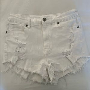 Eunina lulu high rise cut off shortie M white
